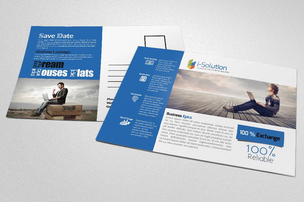 Business Solution PostCards example image 1