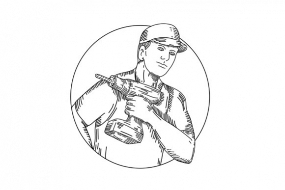 Handyman Cordless Drill Mono Line example image 1