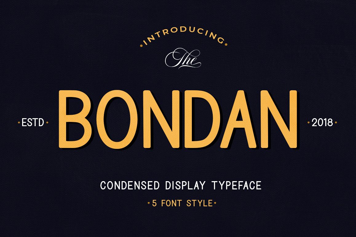Bondan Typeface example image 1