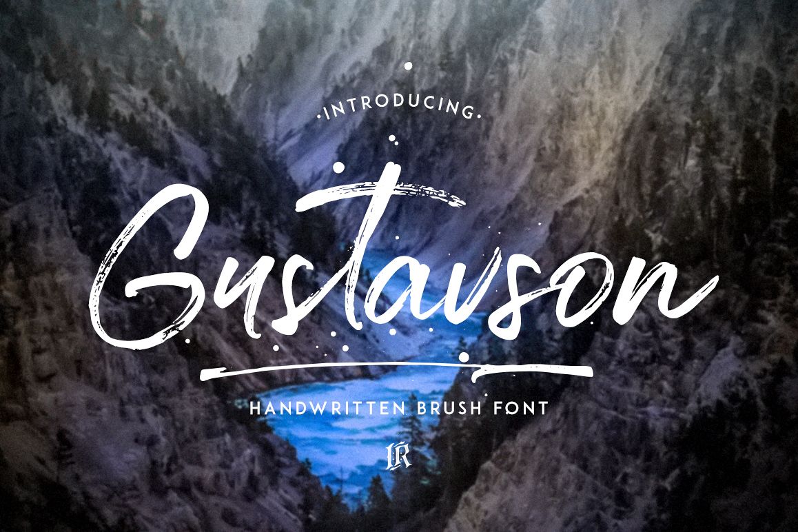 Gustavson Script Font (18858) | Script | Font Bundles