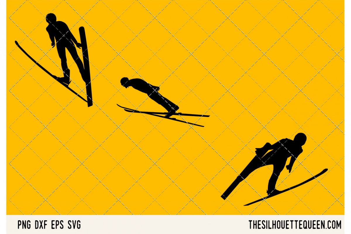 Ski Jumping SVG example image 1