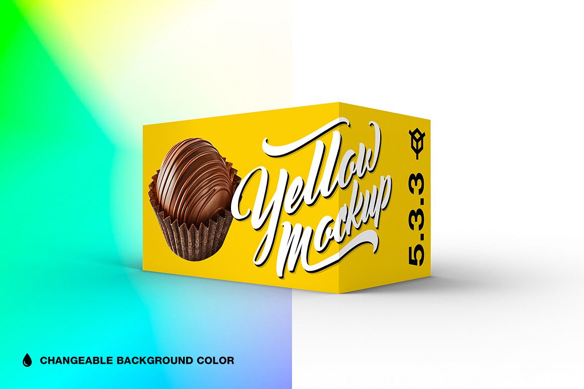 5.3.3 Simple 3D Box Mockup PSD example image 1