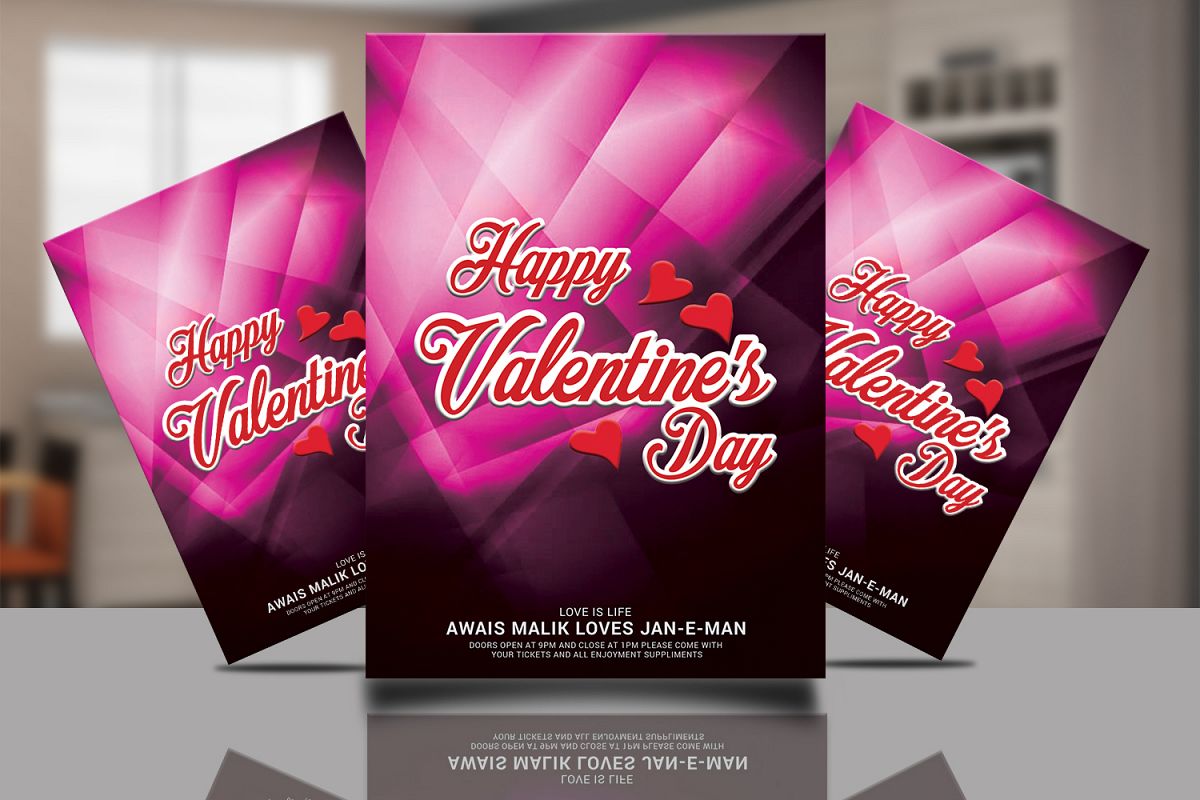Valentines Flyer example image 1