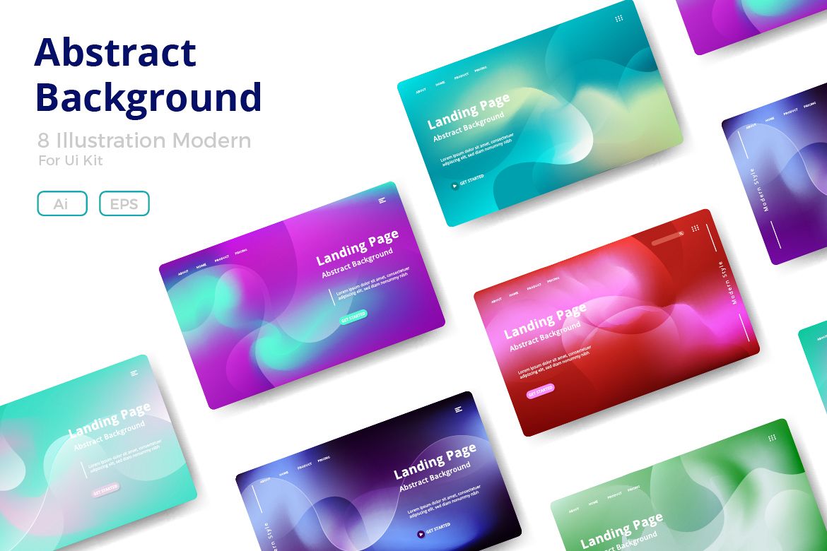 8 Abstract background design example image 1