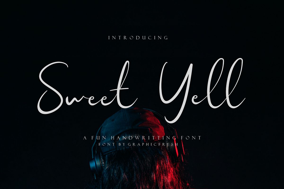 Sweet Yell - A Fun Handwritting example image 1