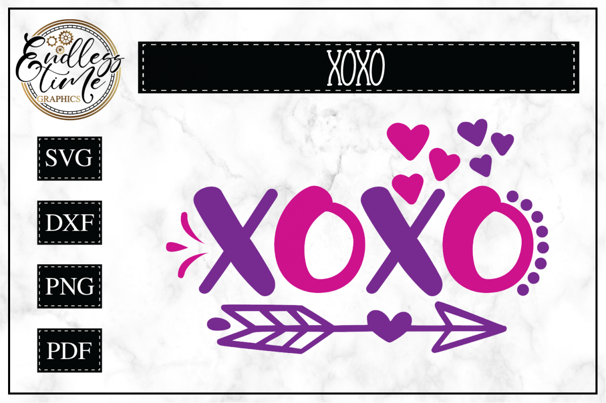XOXO Svg Cut File example image 1