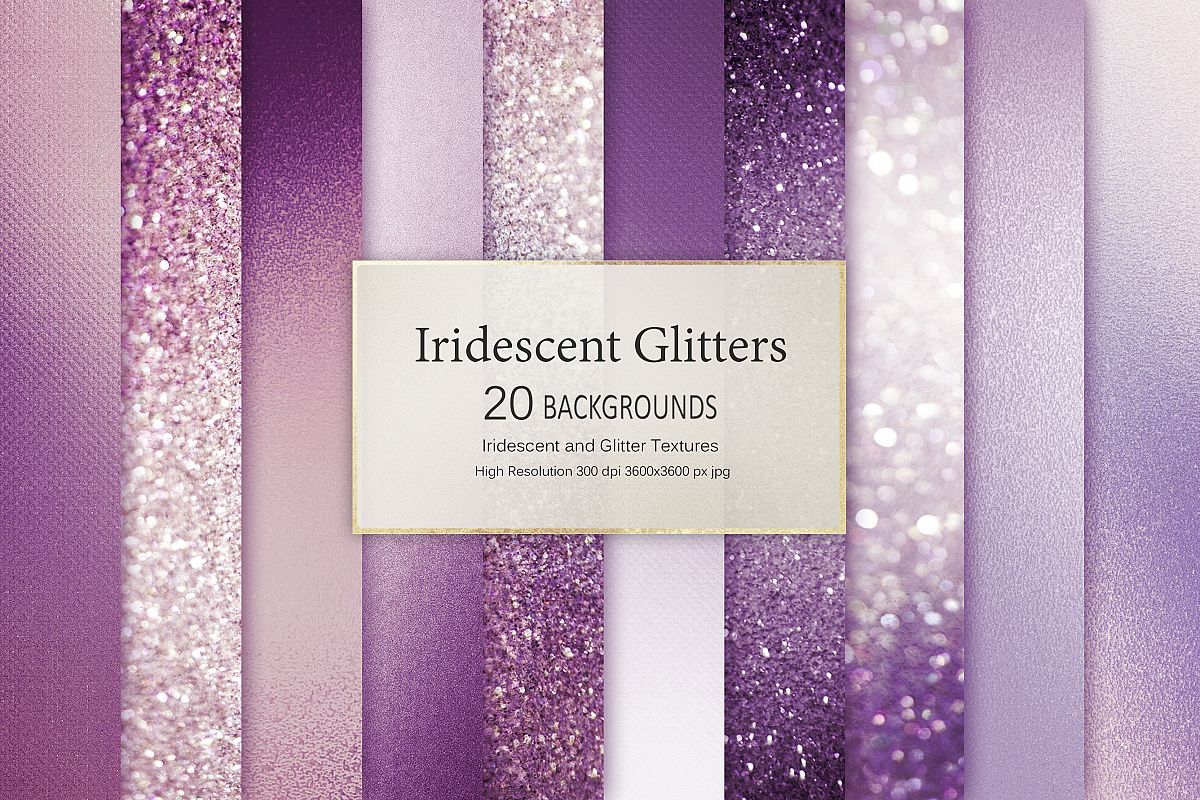 Iridescent and Glitter Textures example image 1