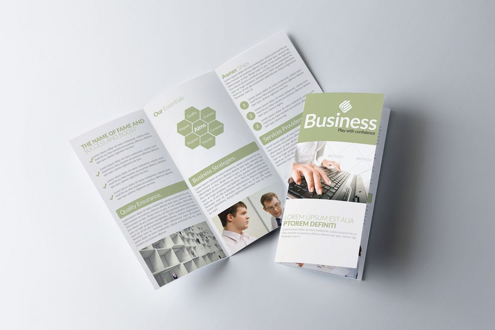 Business Corporate Trifold Brochure example image 1