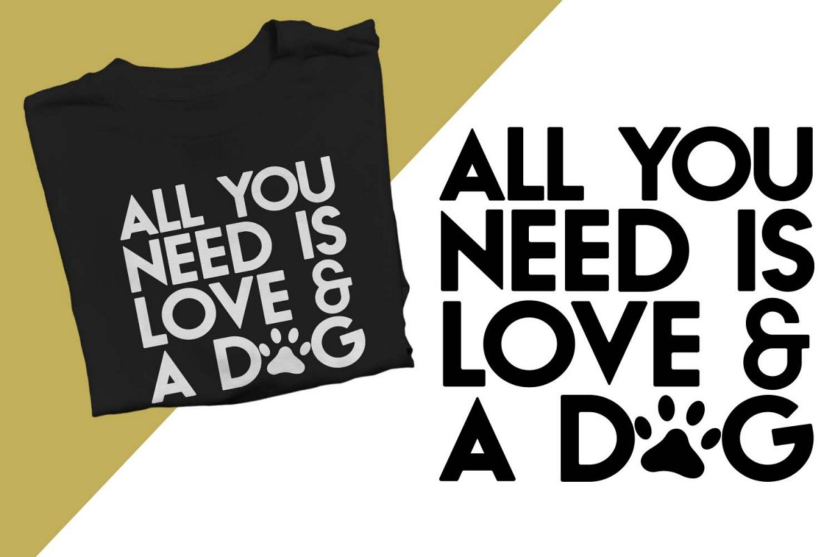 Love & A Dog Printable example image 1