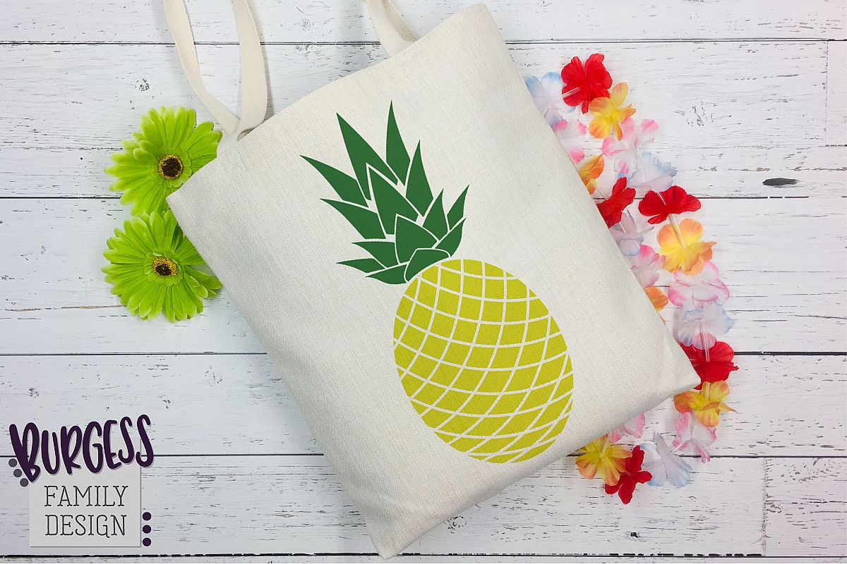 Pineapple Clipart | SVG DXF EPS PNG example image 1