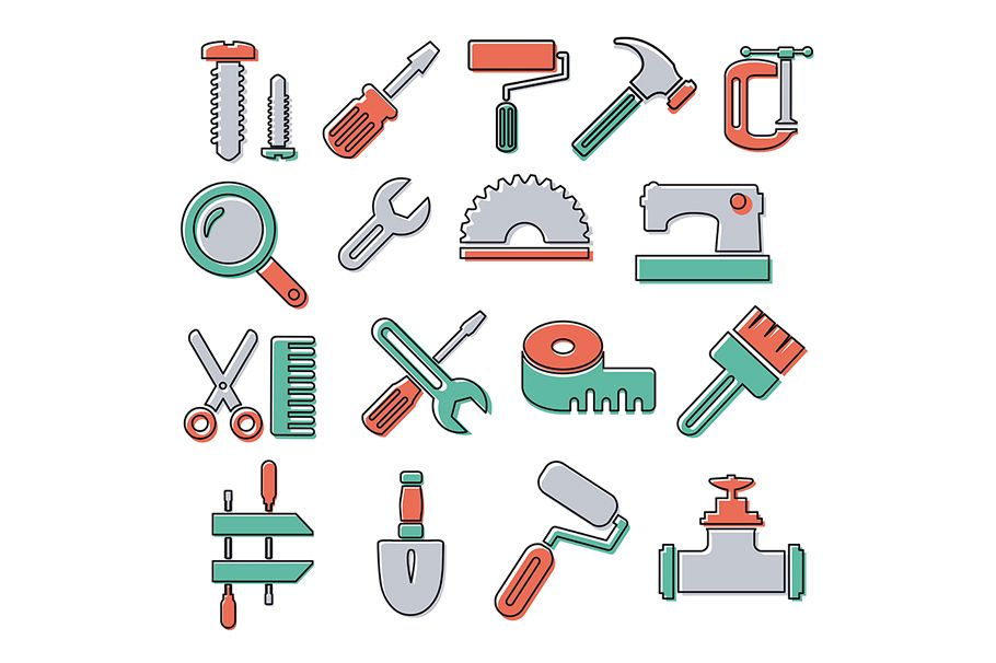 Linear tools icons example image 1