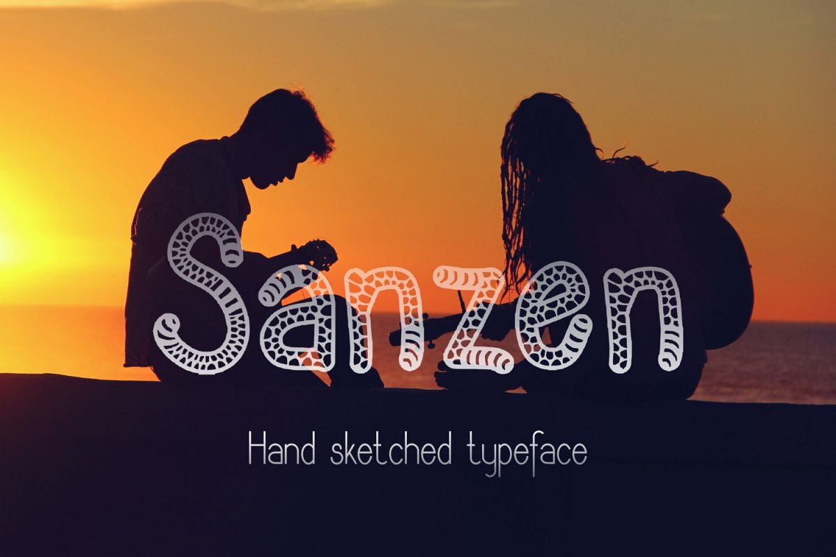 Sanzen Font example image 1