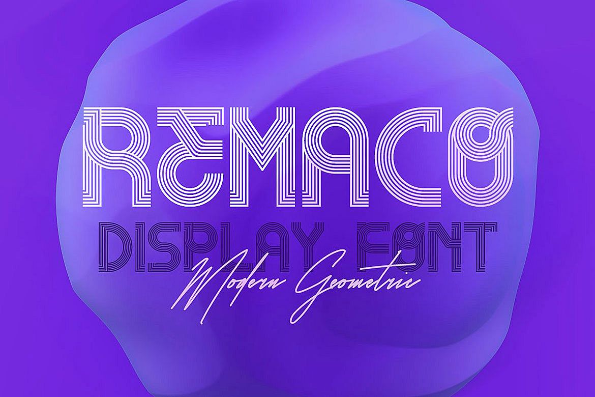 Remaco - Display Font example image 1