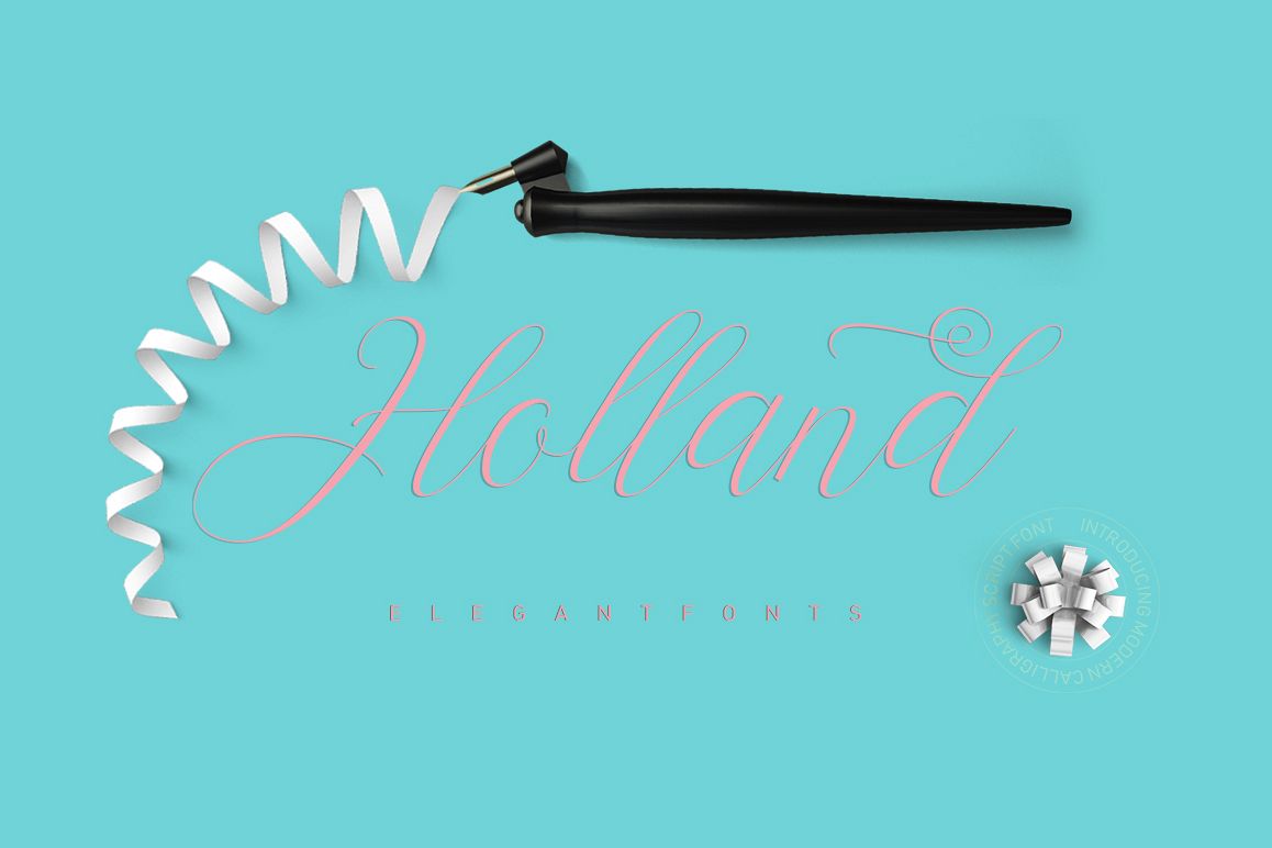 Holland Script example image 1