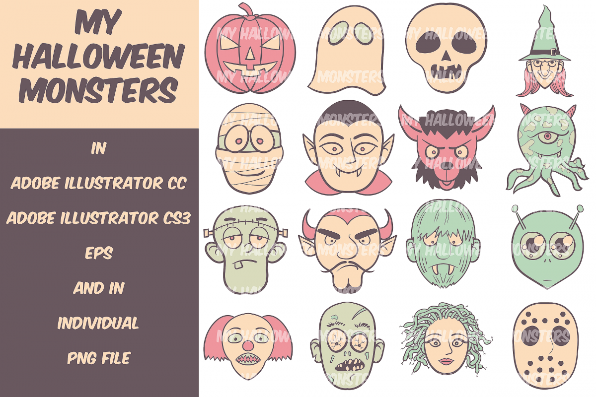 My Halloween Monsters example image 1