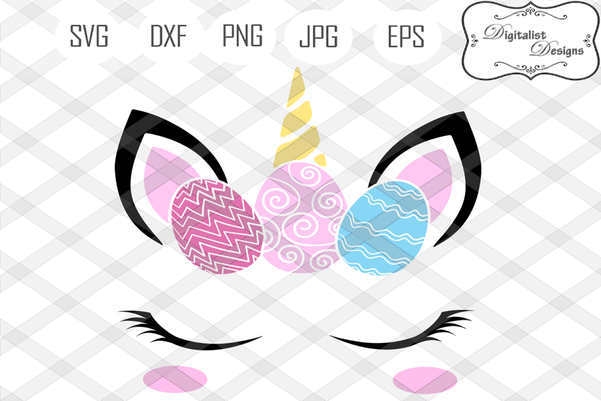 Download unicorn face svg, unicorn svg, easter svg, easter egg svg ...