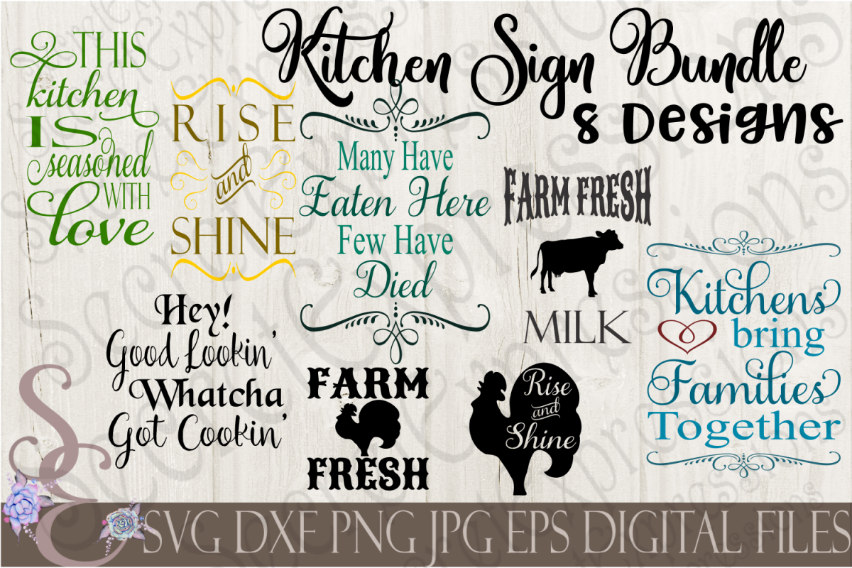 Download Kitchen Sign SVG Bundle