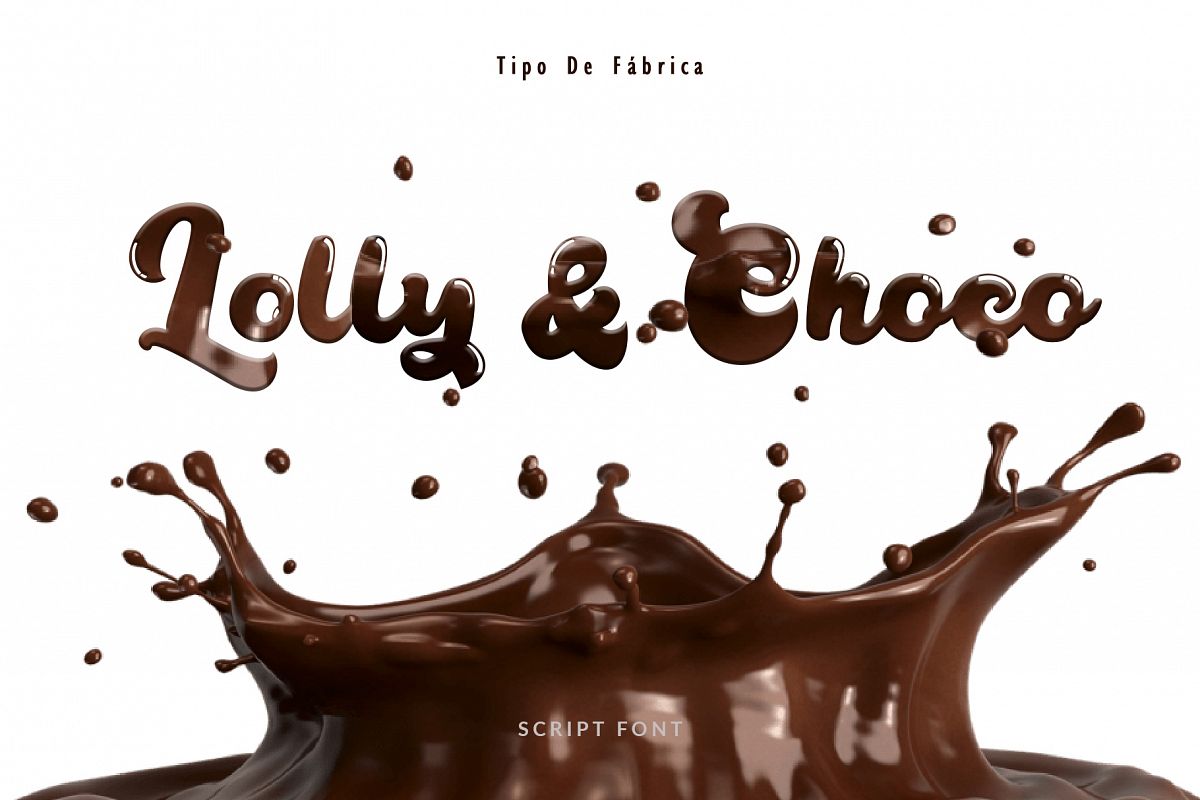 Lolly and Choco || Script Font example image 1