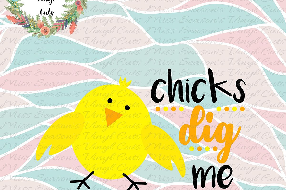 Chicks Dig Me SVG example image 1