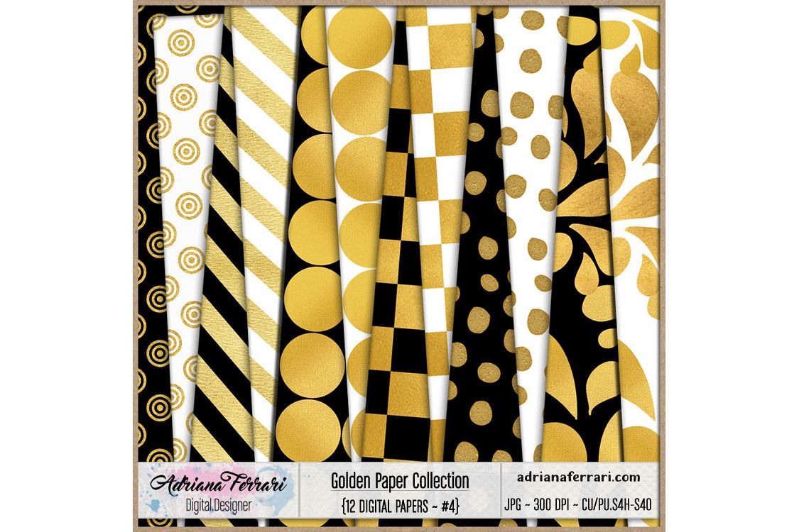 Golden Paper Collection - Paper 4 example image 1