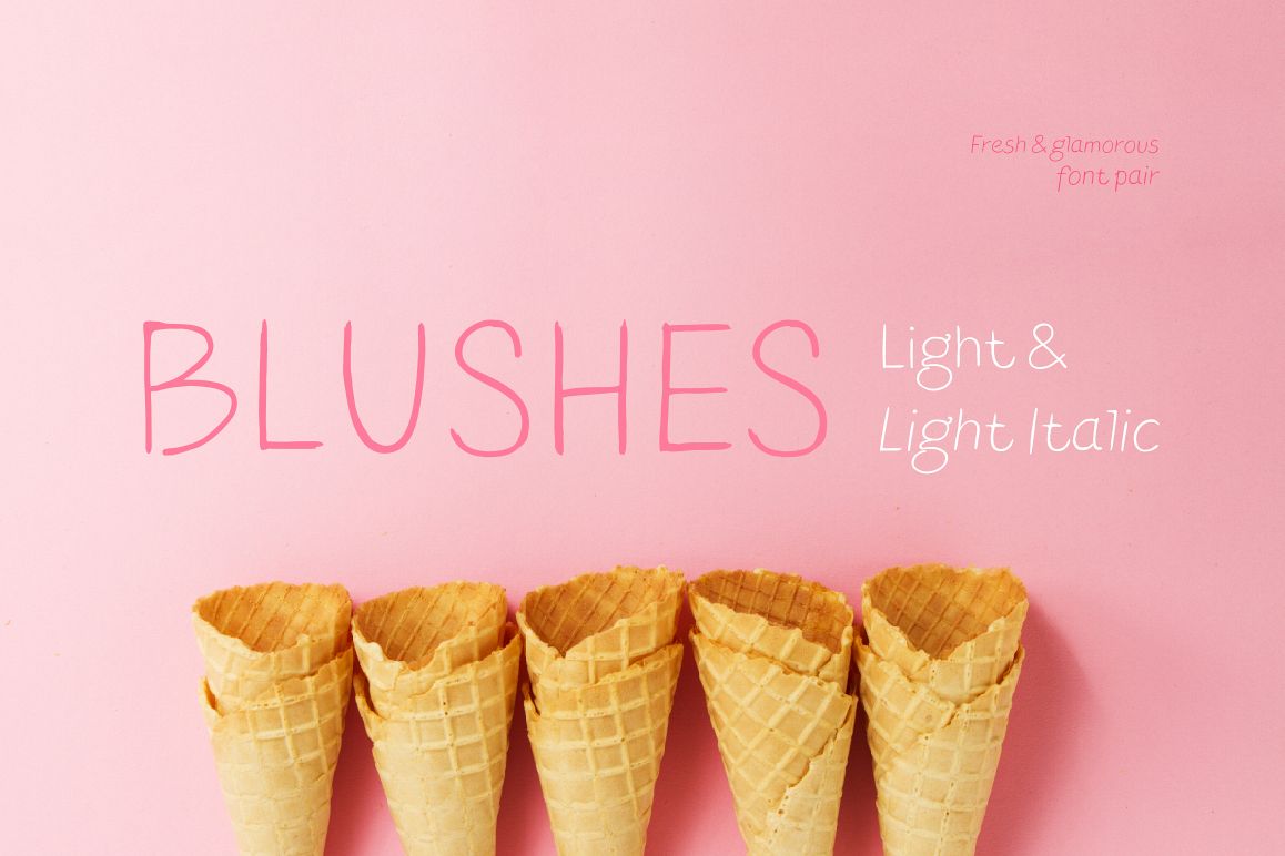 Blushes — Light & Light Italic example image 1