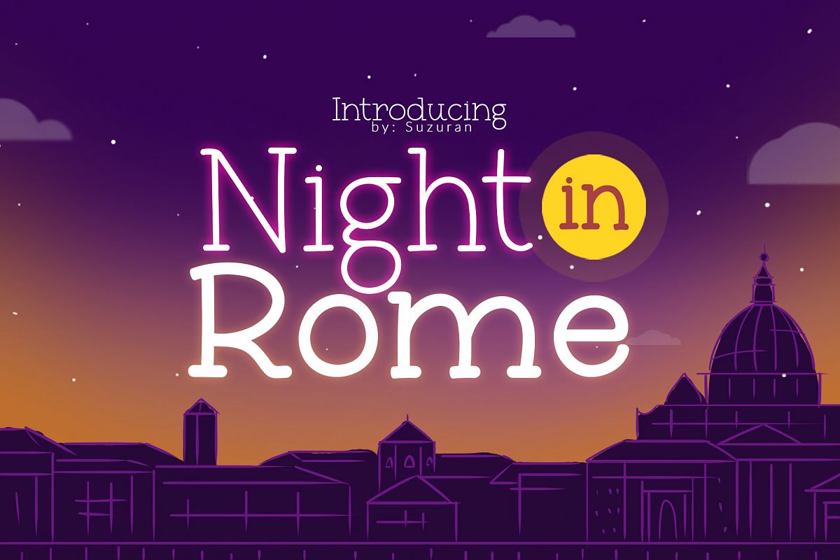 Night in Rome example image 1