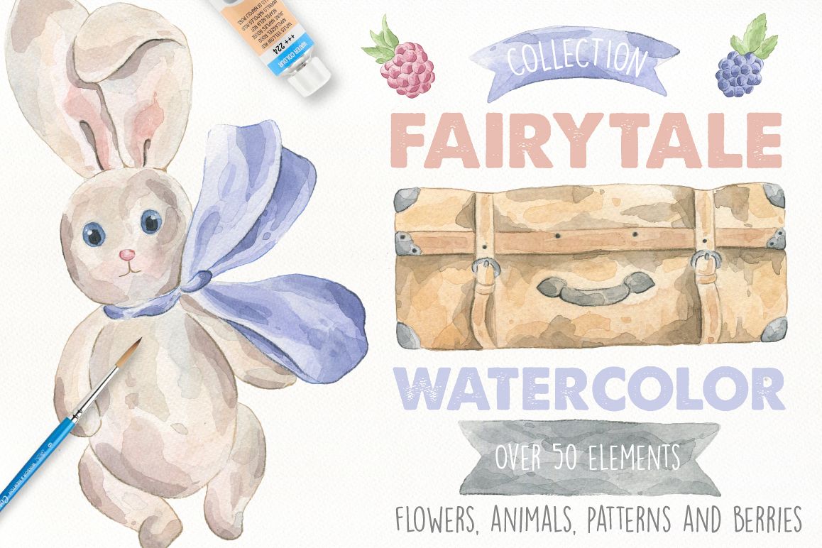 Fairytale Watercolor Collection example image 1