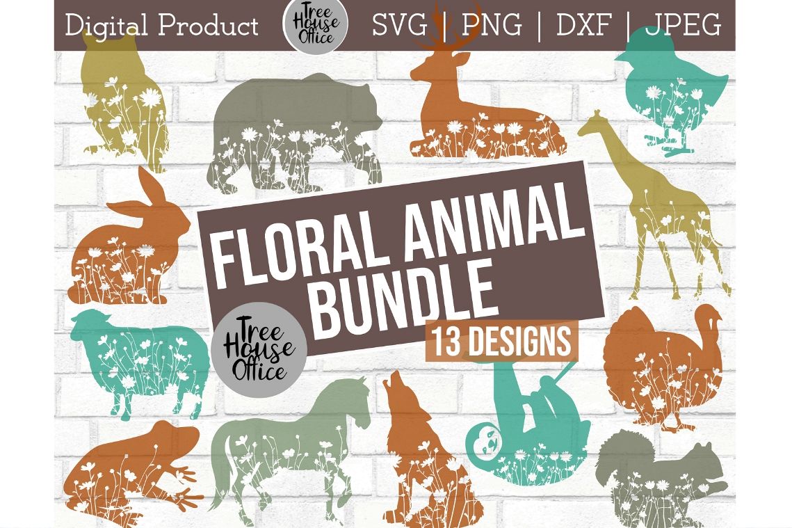 Download Flower Animals Wildflower Nature Forest Floral SVG PNG DXF ...