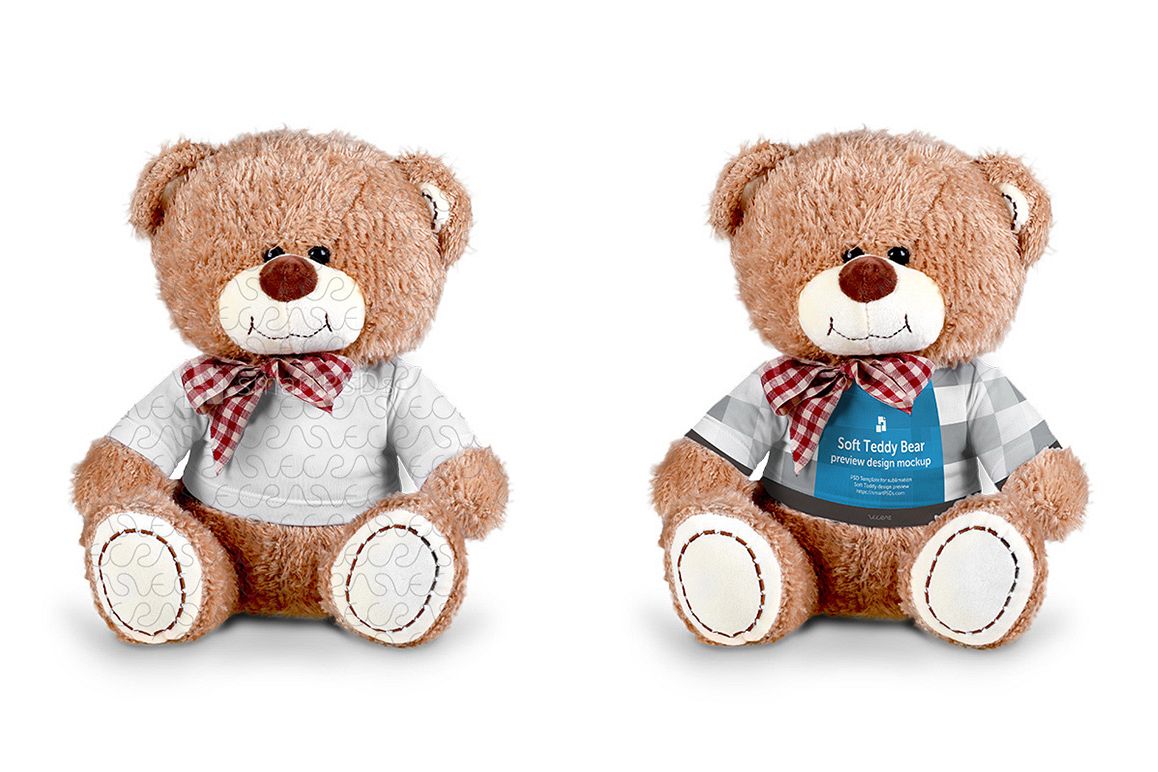 Teddy Bear Dress Design Mockup - 2 Views example image 1