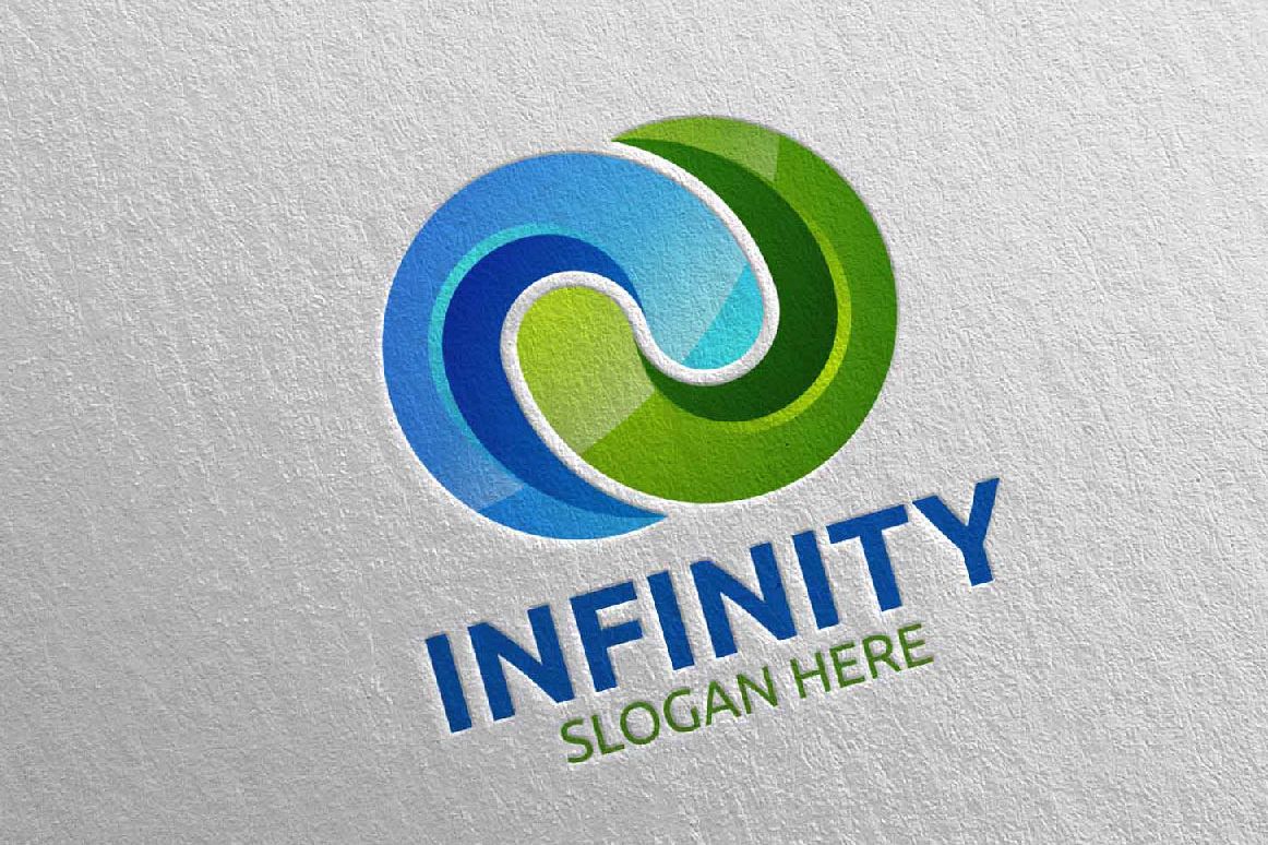 Infinity loop logo Design 17 example image 1
