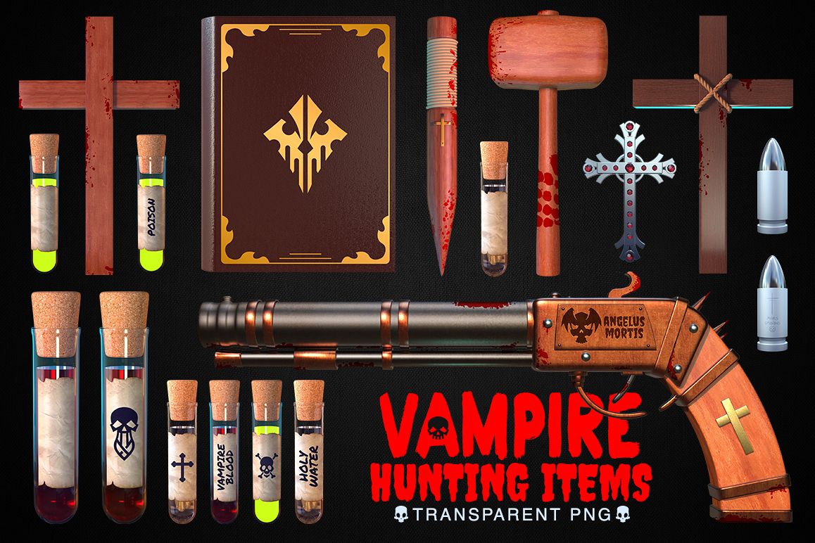 Vampire Hunting Items Collection example image 1