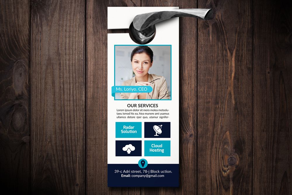 Business Door Hangers example image 1