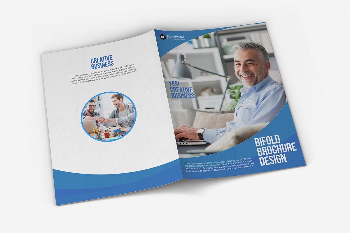 Bifold Brochure Mockups vol. 01 example image 1