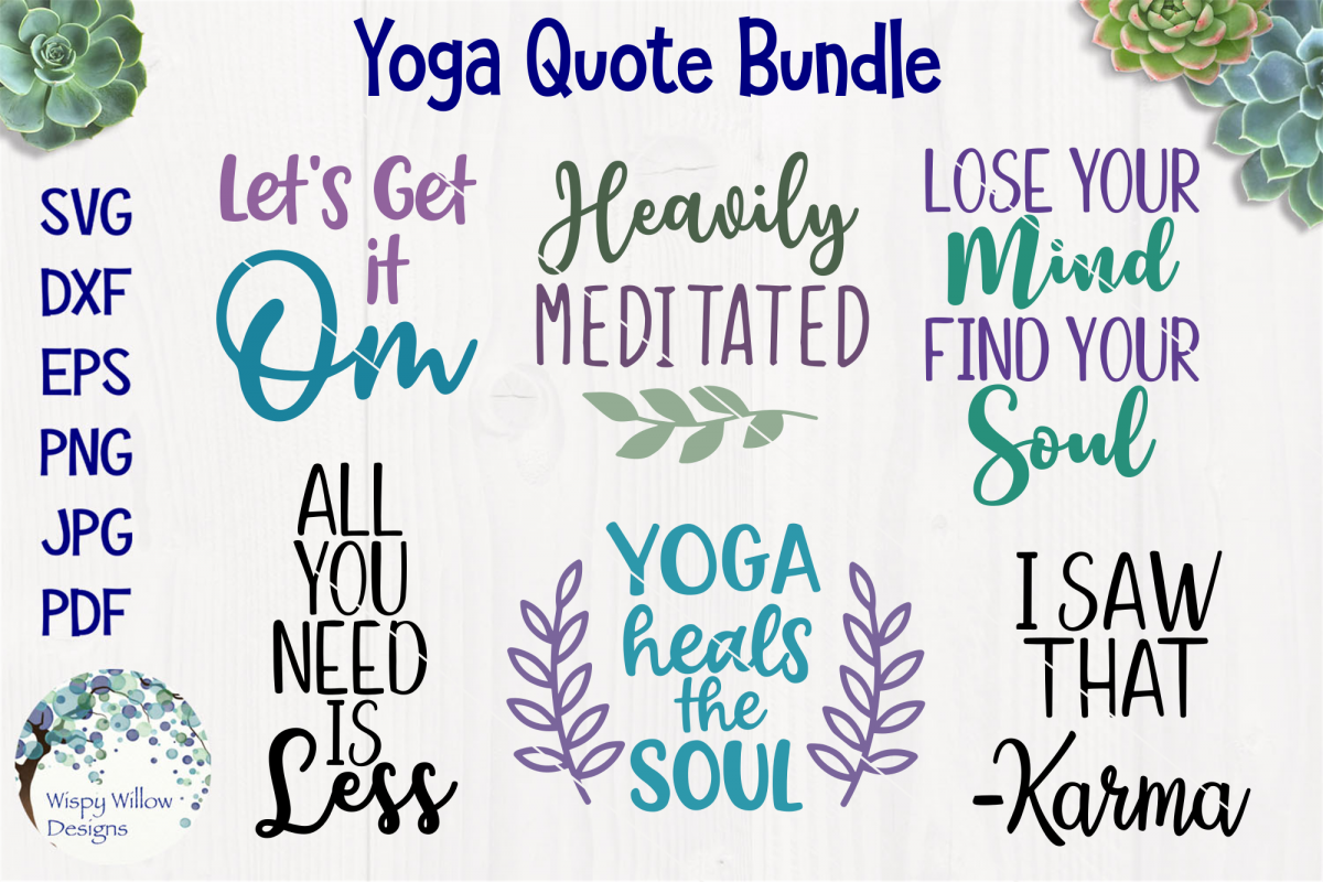 Yoga Quote Bundle example image 1