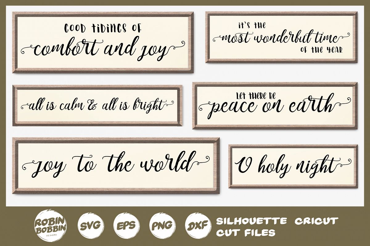 Farmhouse Christmas SVG Bundle - Christmas SVG Bundle example image 1