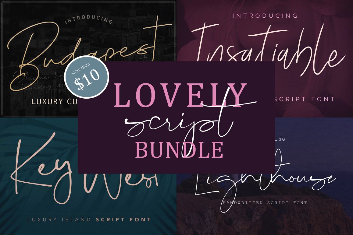Lovely Script Bundle example image 1