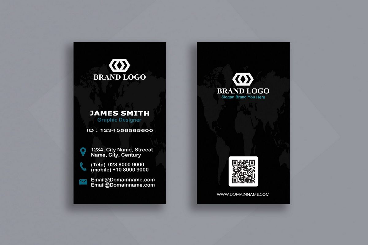 Vertical Business Card example image 1