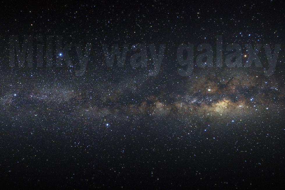 Panorama milky way galaxy example image 1