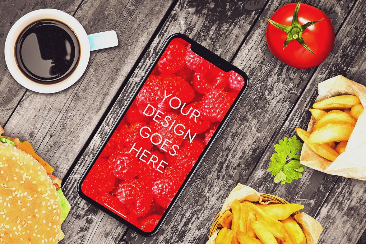 Apple iPhone X Mock-up #3 example image 1