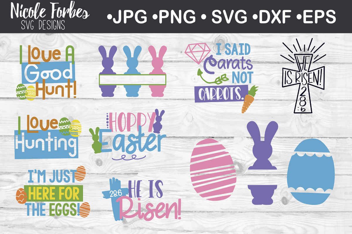 Easter Bundle SVG Craft Bundle example image 1