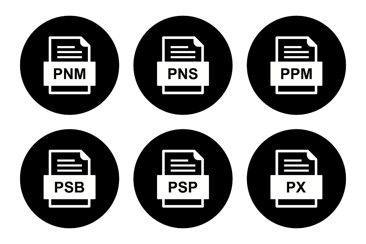 Set Of File Formats Icons example image 1
