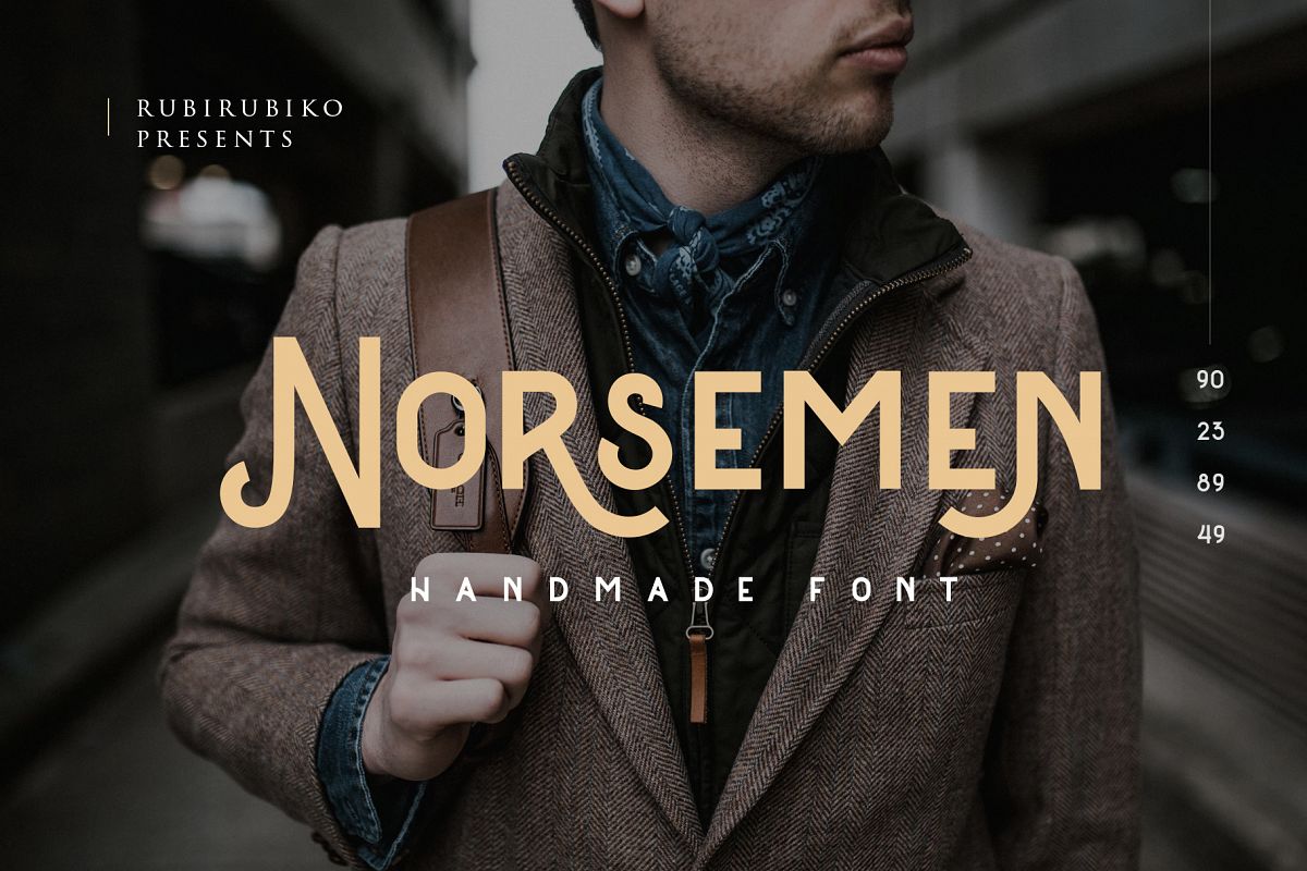 Norsemen - Handmade Font example image 1