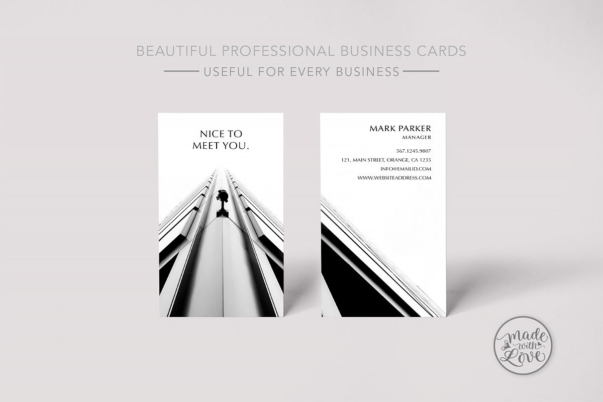 Beautiful Professional Business Card example image 1
