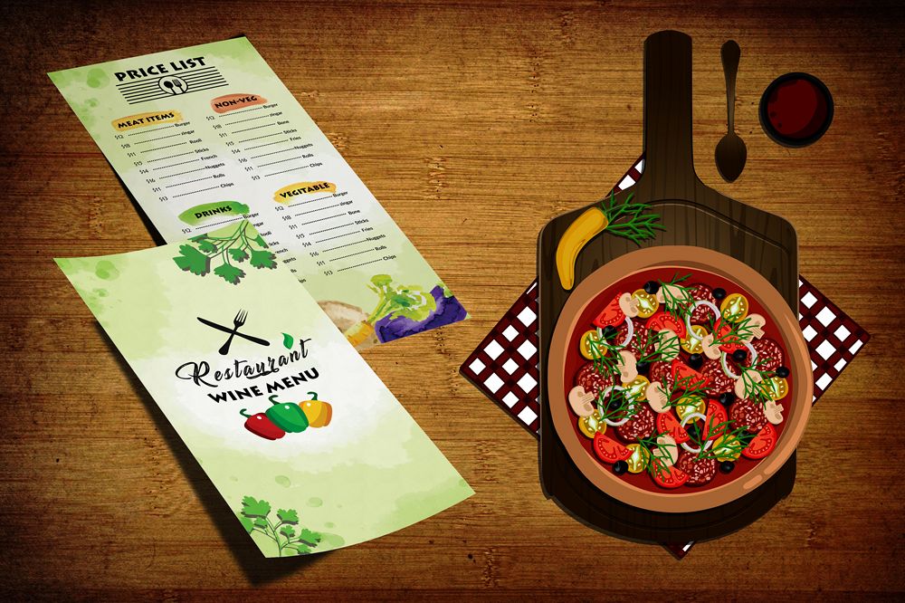 Restaurant food Menu Template example image 1