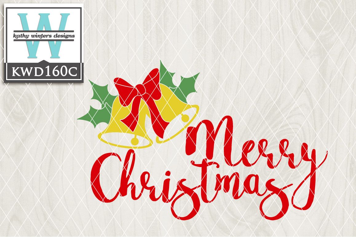 Christmas SVG - Merry Christmas KWD160C example image 1