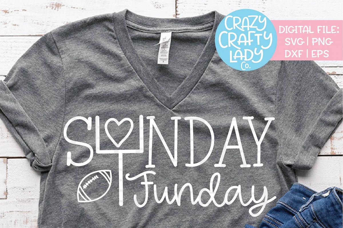 Sunday Funday SVG DXF EPS PNG Cut File example image 1