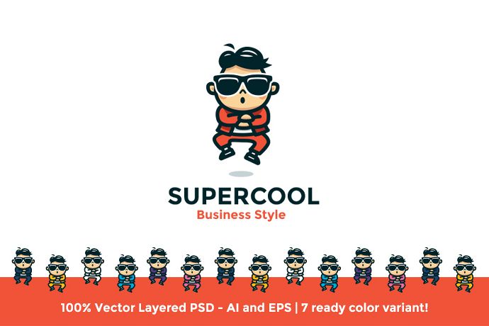 Supercool Business Style Logo example image 1