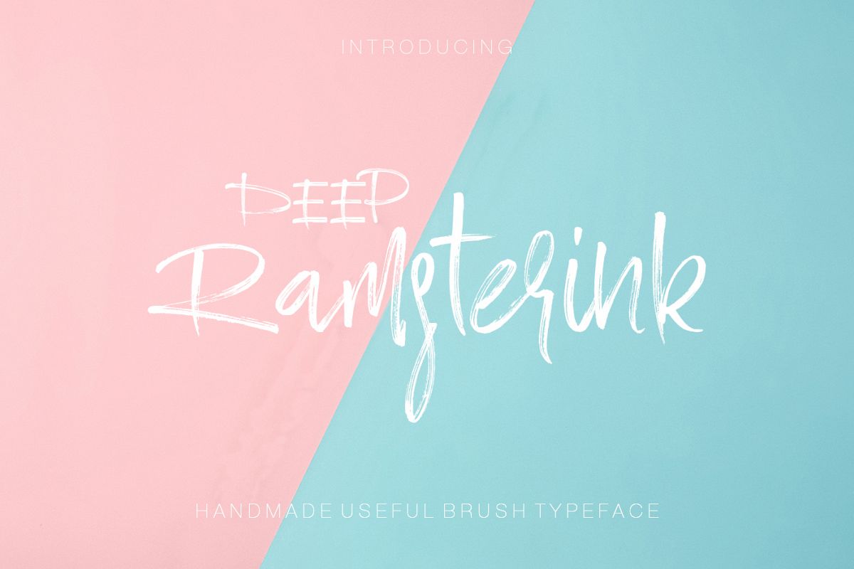 Ramsterink Brush Font example image 1