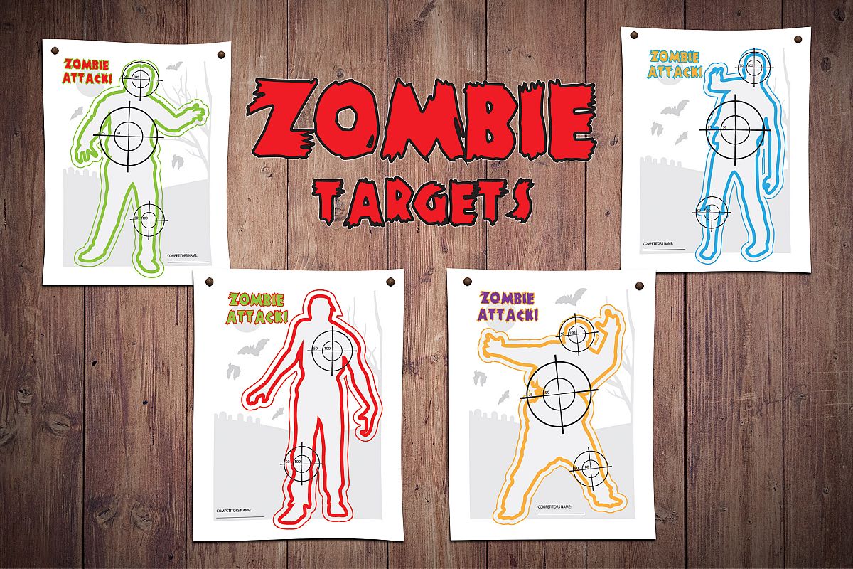 Zombie Printable Shooting Targets