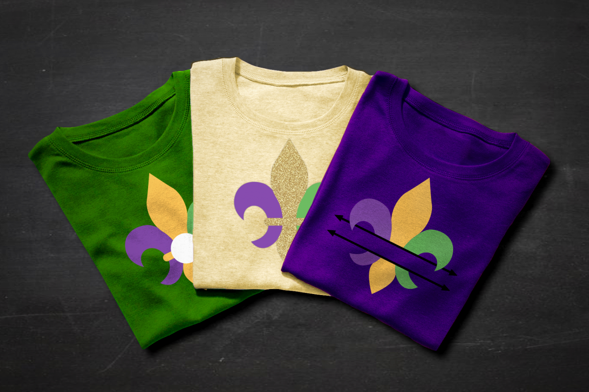 fleur de lis svg file template set